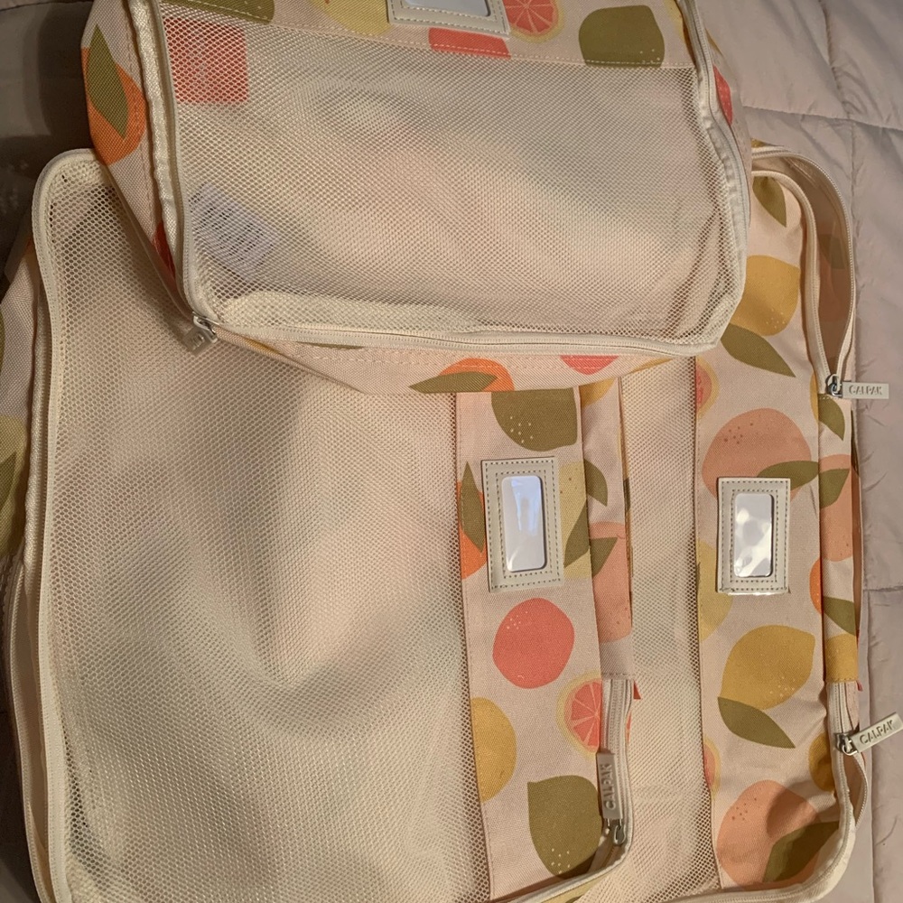 Colorful Leaf Pattern Packing Cubes - Picture 2 of 2